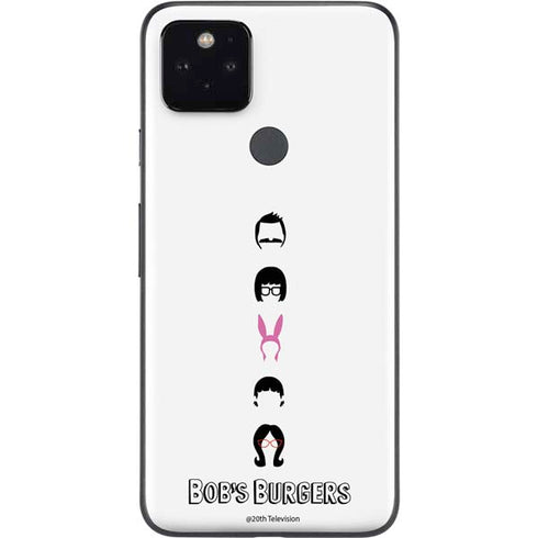 Bobs Burgers Silhouette Google Pixel 5 Skin